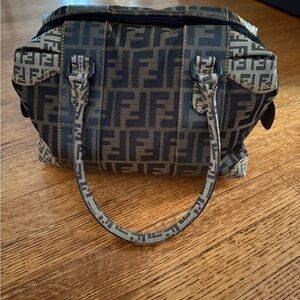 Fendi Boston or speedy bag never used tobacco zucca bag with top handles